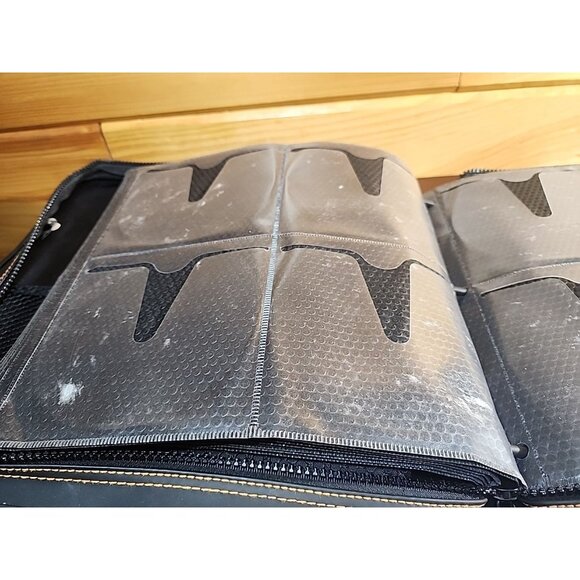 Cd Projects Cd Zippered Case Holds 128 CDs Flame Cover Game Case Blu-Ray Disk - Picture 2 of 10